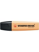 STABILO Szövegkiemelő, 2-5 mm, STABILO "BOSS original Pastel", fakó narancs