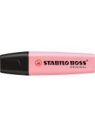 STABILO Szövegkiemelő, 2-5 mm, STABILO "BOSS original Pastel", rózsa