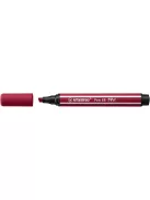 STABILO Filctoll, 1-5 mm, vágott hegy, STABILO "Pen 68 MAX", bordó