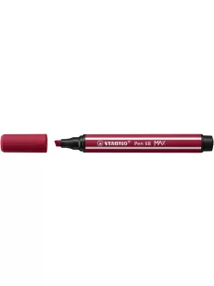   STABILO Filctoll, 1-5 mm, vágott hegy, STABILO "Pen 68 MAX", bordó
