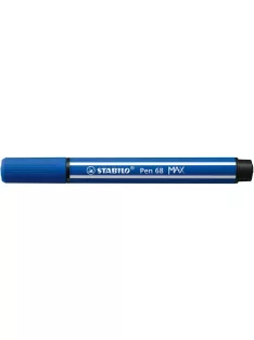  STABILO Filctoll, 1-5 mm, vágott hegy, STABILO "Pen 68 MAX", ultramarinkék