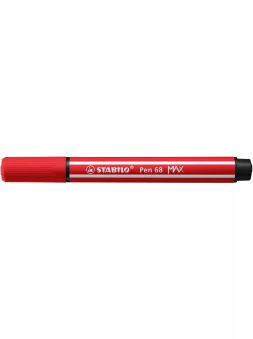 STABILO Filctoll, 1-5 mm, vágott hegy, STABILO "Pen 68 MAX", piros