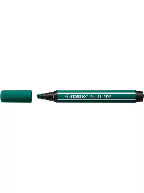 STABILO Filctoll, 1-5 mm, vágott hegy, STABILO "Pen 68 MAX", türkizzöld