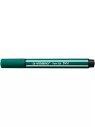 STABILO Filctoll, 1-5 mm, vágott hegy, STABILO "Pen 68 MAX", türkizzöld