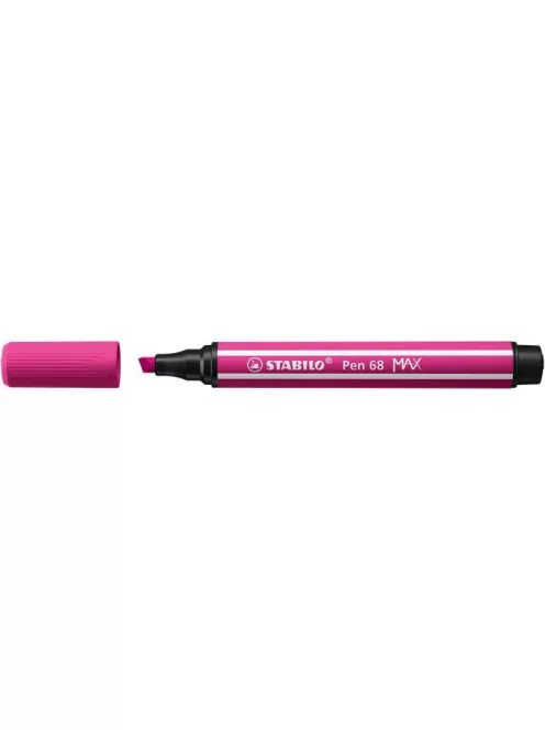 STABILO Filctoll, 1-5 mm, vágott hegy, STABILO "Pen 68 MAX", pink
