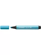 STABILO Filctoll, 1-5 mm, vágott hegy, STABILO "Pen 68 MAX", azúrkék