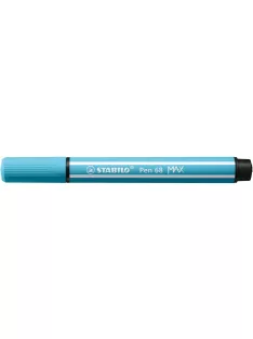   STABILO Filctoll, 1-5 mm, vágott hegy, STABILO "Pen 68 MAX", azúrkék