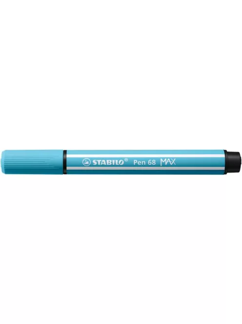 STABILO Filctoll, 1-5 mm, vágott hegy, STABILO "Pen 68 MAX", azúrkék