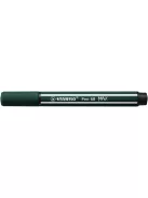 STABILO Filctoll, 1-5 mm, vágott hegy, STABILO "Pen 68 MAX", földzöld