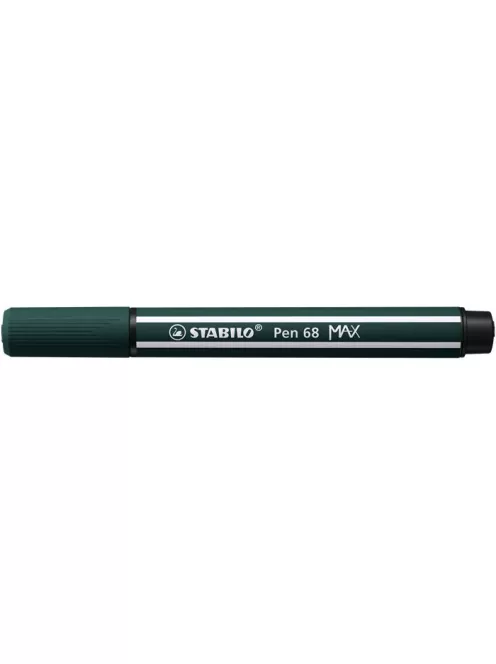 STABILO Filctoll, 1-5 mm, vágott hegy, STABILO "Pen 68 MAX", földzöld