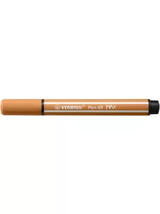   STABILO Filctoll, 1-5 mm, vágott hegy, STABILO "Pen 68 MAX", sötét okker