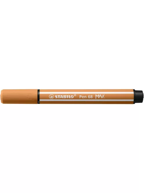 STABILO Filctoll, 1-5 mm, vágott hegy, STABILO "Pen 68 MAX", sötét okker