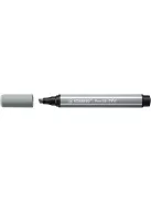 STABILO Filctoll, 1-5 mm, vágott hegy, STABILO "Pen 68 MAX", középszürke