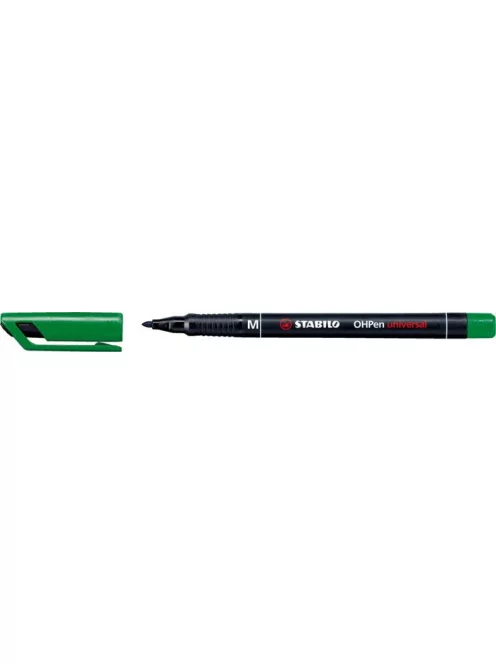 STABILO Alkoholos marker, 1 mm, STABILO "OHPen M", zöld