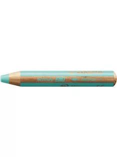   STABILO Színes ceruza, kerek, vastag, STABILO "Woody 3 in 1 Pastel", pasztell kék