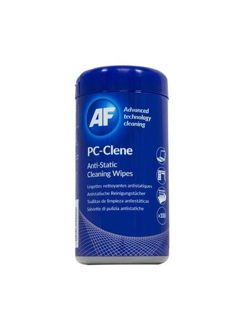 AF Tisztítókendő, általános felületre, 100 db, AF "PC-Clene"