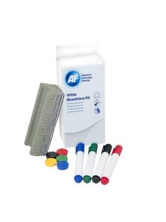   AF Tisztítófolyadék, táblához, szivaccsal, törlőkendővel, mágnessel, táblafilccel, 125 ml, AF "Whiteboard cleaning kit"