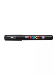   UNI Dekormarker, 0,7-1,0 mm, UNI "Posca PC-1M", fekete