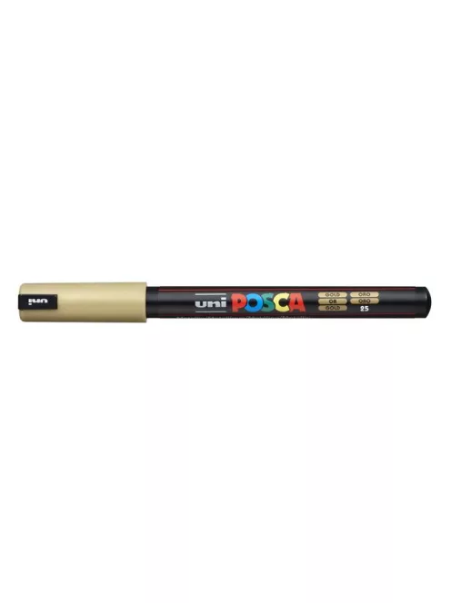 UNI Dekormarker, 0,7 mm, UNI "Posca PC-1MR", arany