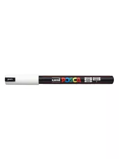   UNI Dekormarker, 0,7 mm, UNI "Posca PC-1MR", fehér