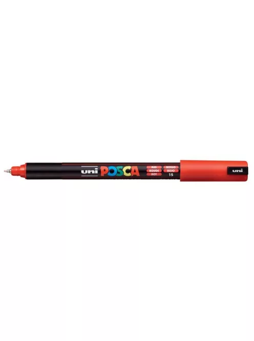 UNI Dekormarker, 0,7 mm, UNI "Posca PC-1MR", piros