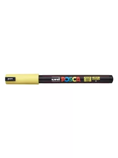   UNI Dekormarker, 0,7 mm, UNI "Posca PC-1MR", sárga