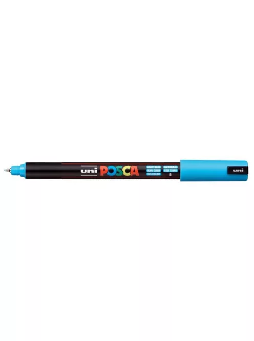 UNI Dekormarker, 0,7 mm, UNI "Posca PC-1MR", világoskék