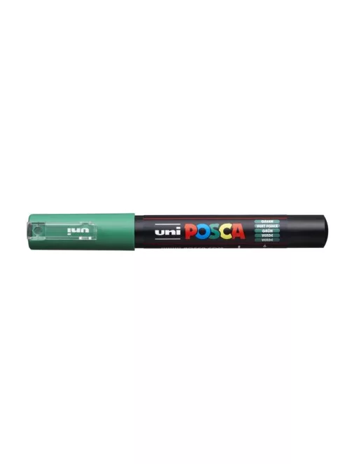 UNI Dekormarker, 0,7-1,0 mm, UNI "Posca PC-1M", zöld