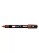 UNI Dekormarker, 0,9-1,3 mm, UNI "Posca PC-3M", barna