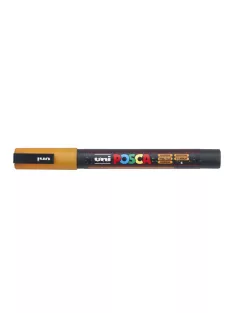   UNI Dekormarker, 0,9-1,3 mm, UNI"Posca PC-3ML", fényes narancs