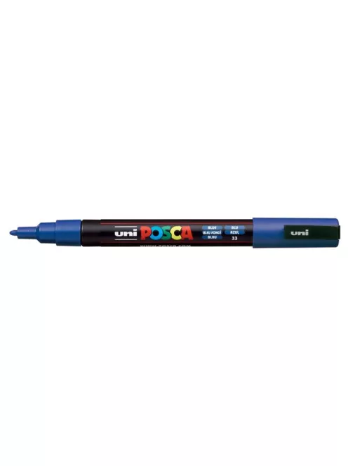 UNI Dekormarker, 0,9-1,3 mm, UNI "Posca PC-3M", kék