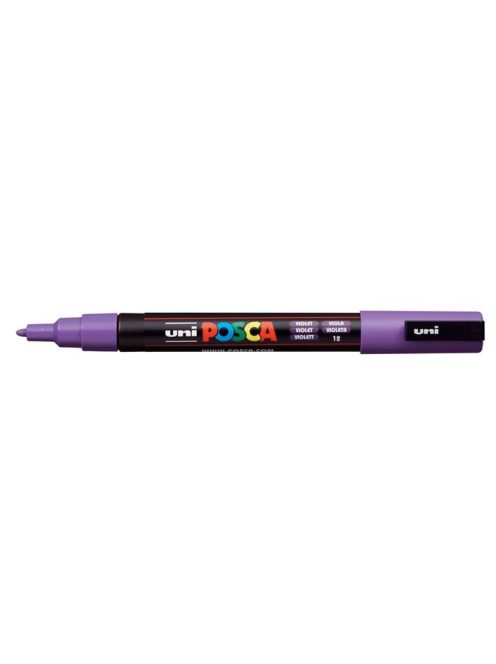 UNI Dekormarker, 0,9-1,3 mm, UNI "Posca PC-3M", lila