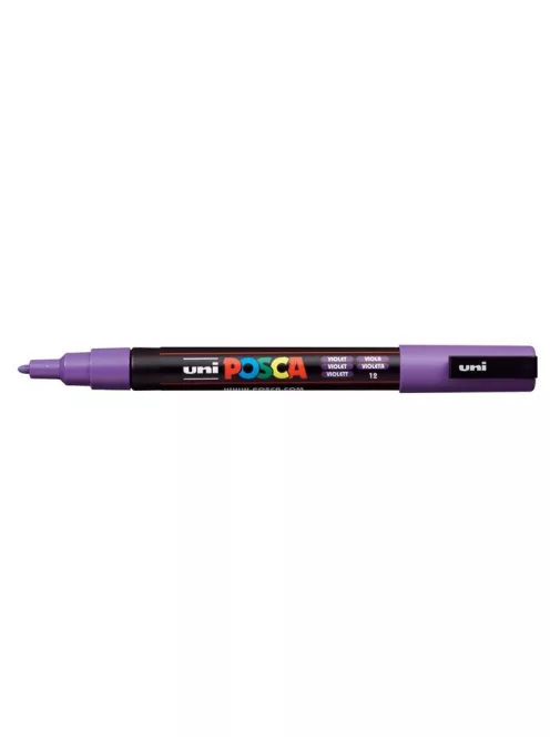 UNI Dekormarker, 0,9-1,3 mm, UNI "Posca PC-3M", lila