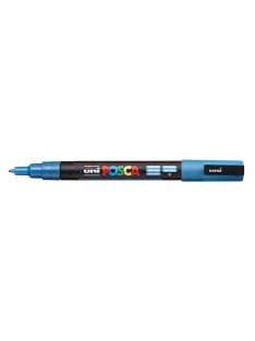   UNI Dekormarker, 0,9-1,3 mm, UNI "Posca PC-3ML", fényes kék