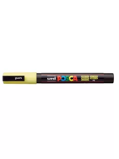   UNI Dekormarker, 0,9-1,3 mm, UNI "Posca PC-3M", napsárga