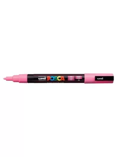  UNI Dekormarker, 0,9-1,3 mm, UNI "Posca PC-3M", rózsaszín