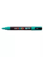 UNI Dekormarker, 0,9-1,3 mm, UNI "Posca PC-3M", smaragdzöld