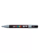 UNI Dekormarker, 0,9-1,3 mm, UNI "Posca PC-3M", szürke