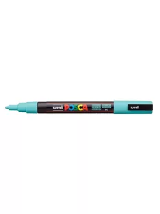   UNI Dekormarker, 0,9-1,3 mm, UNI "Posca PC-3M", tengerzöld