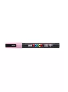 UNI Dekormarker, 0,9-1,3 mm, UNI "Posca PC-3M", világos rózsaszín