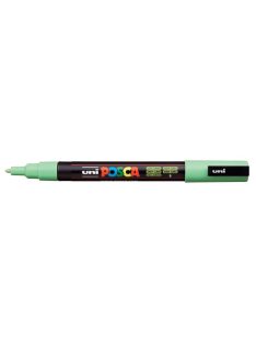   UNI Dekormarker, 0,9-1,3 mm, UNI "Posca PC-3M", világoszöld