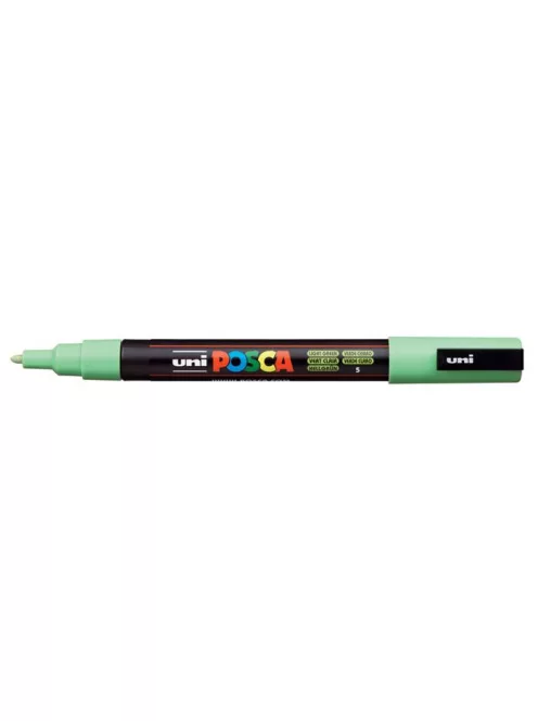 UNI Dekormarker, 0,9-1,3 mm, UNI "Posca PC-3M", világoszöld