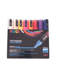   UNI Dekormarker készlet, 1,8-2,5 mm, UNI "Posca PC-5M", 16 különböző szín