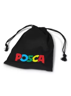   UNI Dekormarker készlet, 1,8-2,5 mm, UNI "Posca Pouch PC-5M", 8 különböző szín, tartóval