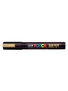   UNI Dekormarker, 1,8-2,5 mm, UNI "Posca PC-5M", arany