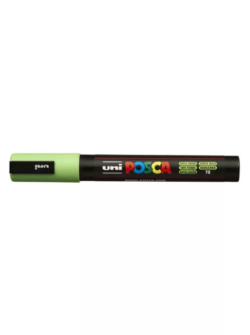 UNI Dekormarker, 1,8-2,5 mm, UNI "Posca PC-5M", zöldalma