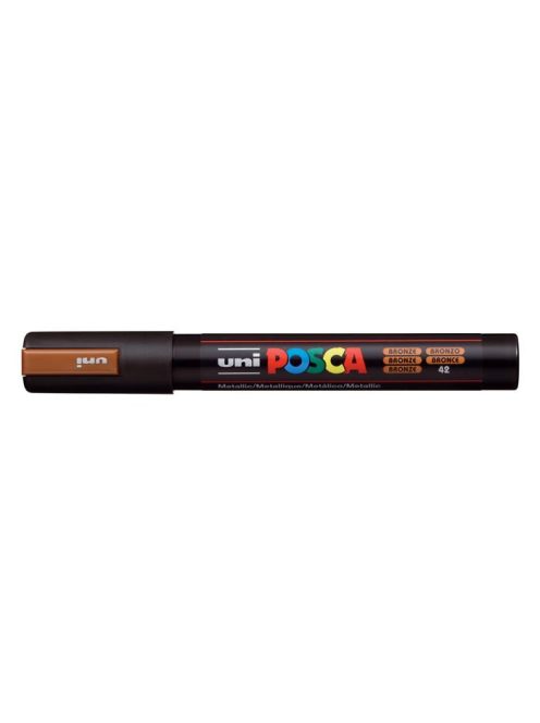 UNI Dekormarker, 1,8-2,5 mm, UNI "Posca PC-5M", bronz