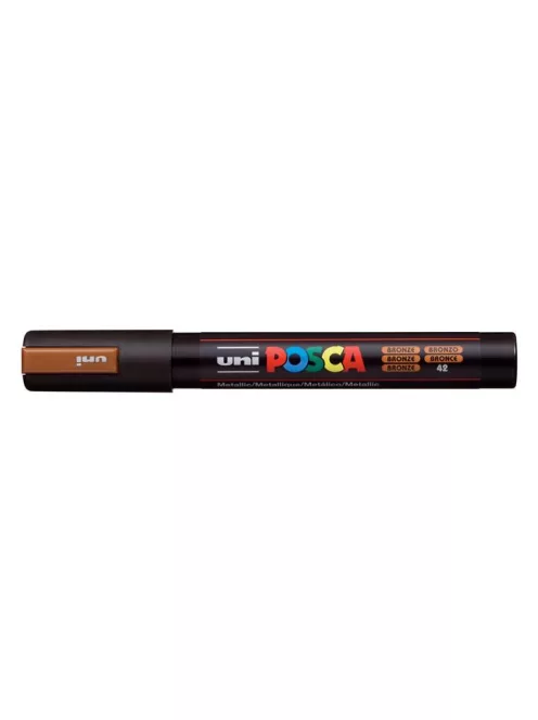 UNI Dekormarker, 1,8-2,5 mm, UNI "Posca PC-5M", bronz