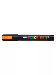   UNI Dekormarker, 1,8-2,5 mm, UNI "Posca PC-5M", fluor narancs