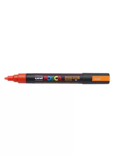   UNI Dekormarker, 1,8-2,5 mm, UNI "Posca PC-5M", fluor narancs
